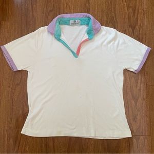 Vintage Sweetbriar Pastel Polo - Large